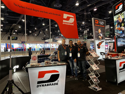 Dynabrade-SEMA-2023-Renny-Doyle-polisher