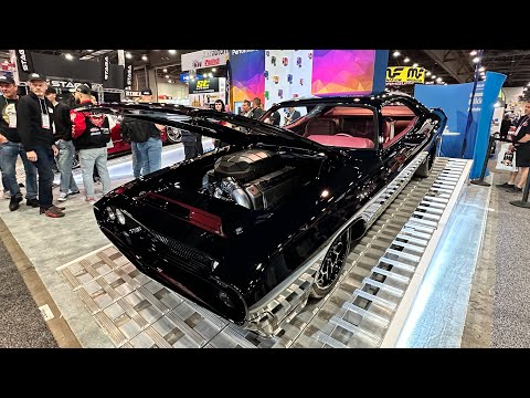 Dave Kindig Unveils Kevin Hart's "Bane" Dodge Challenger at SEMA 2023